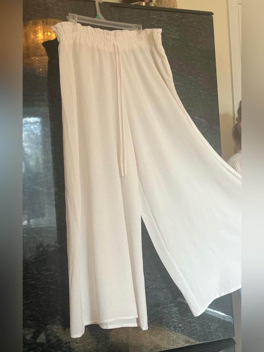 Women’s White Wide-Leg Palazzo Pants